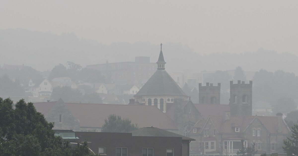 DEP declares Code Purple air quality alert for all of Pa. on Friday as wildfire smoke spreads