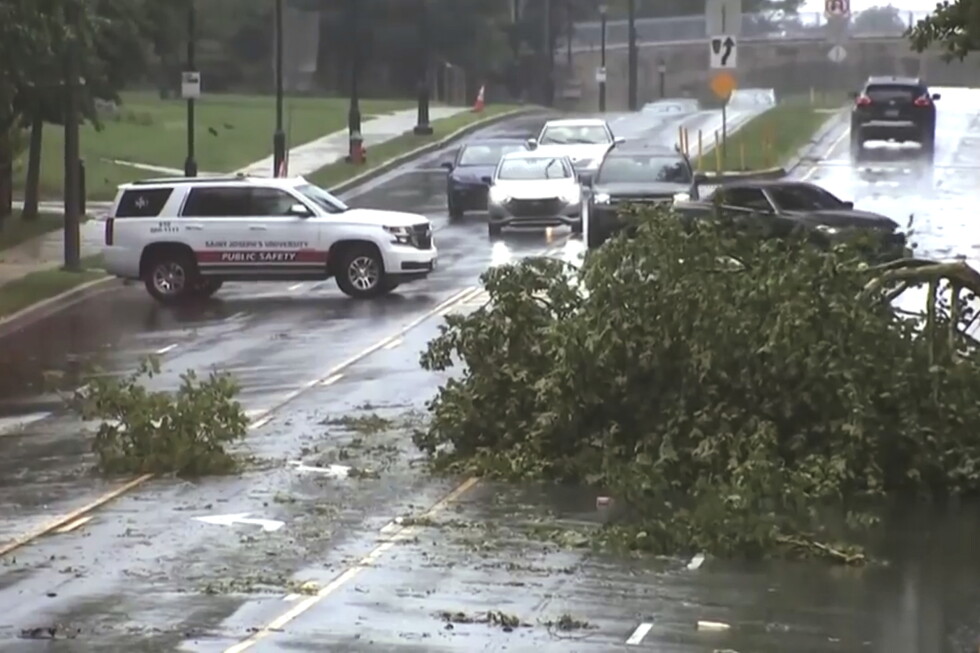 Philadelphia neighborhoods hit by severe storms