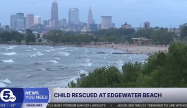 Child hospitalized in critical condition after water rescue at Edgewater Beach