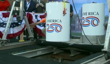 What's inside the America250 time capsule buried in Philadelphia?