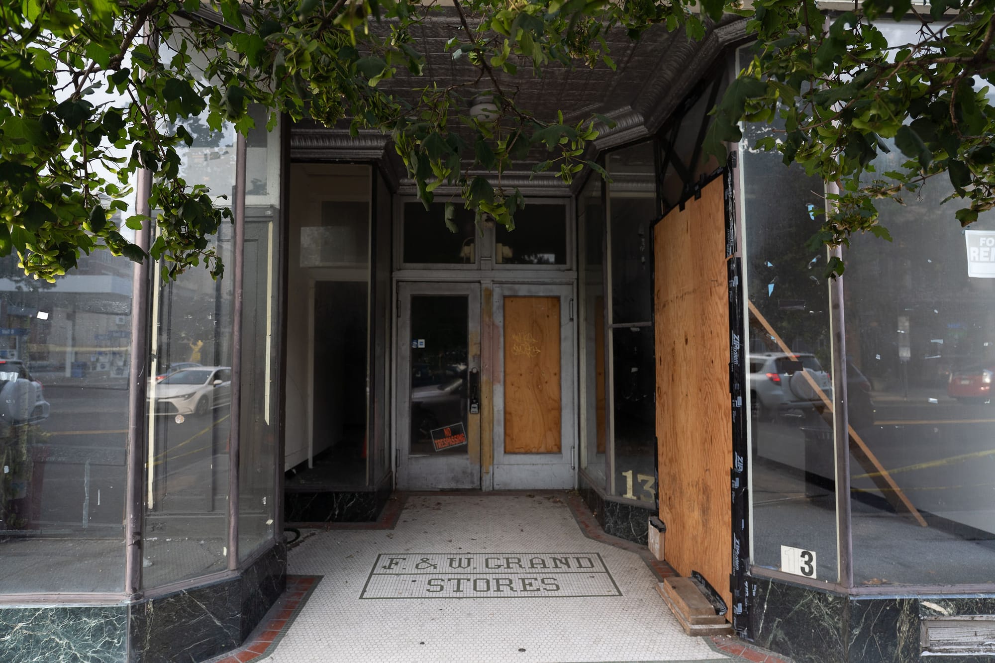 Before and after photos of 'The Emerald on Third,' a mixed-use property now available for sale/lease in the South Side Histor