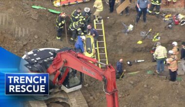 2 people pulled from trench in Lower Merion Twp., Montgomery County