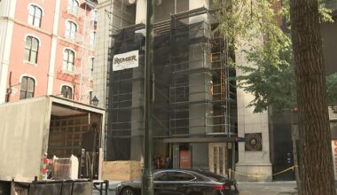 Man injured after debris falls from Center City building, Philadelphia police say