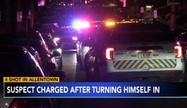Allentown, Pa. shooting: 4 injured, suspect turns self in following shooting near Muhlenberg College on Turner Street
