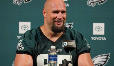 Lane Johnson says 2026 'probably' his final season