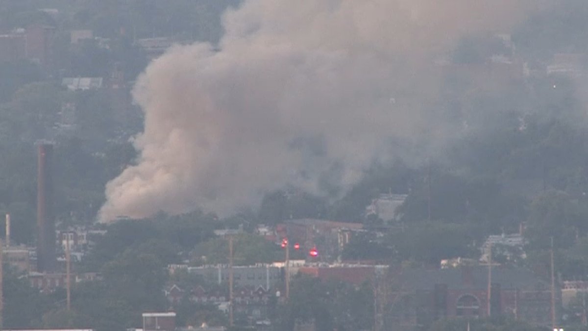 Scrap yard fire causing smoke in North Philadelphia on Sunday – NBC10 Philadelphia