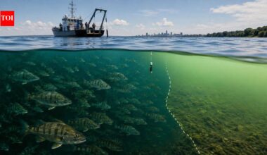 Lake Erie fish gather near low-oxygen zones as scientists study how climate change could reshape their habitat |