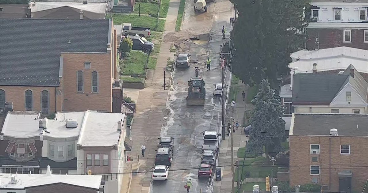 Around 50 homes impacted by water main break in Tacony