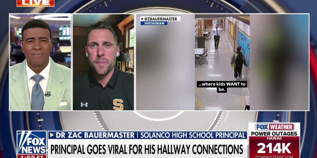 Pennsylvania principal shares story behind viral hallway videos