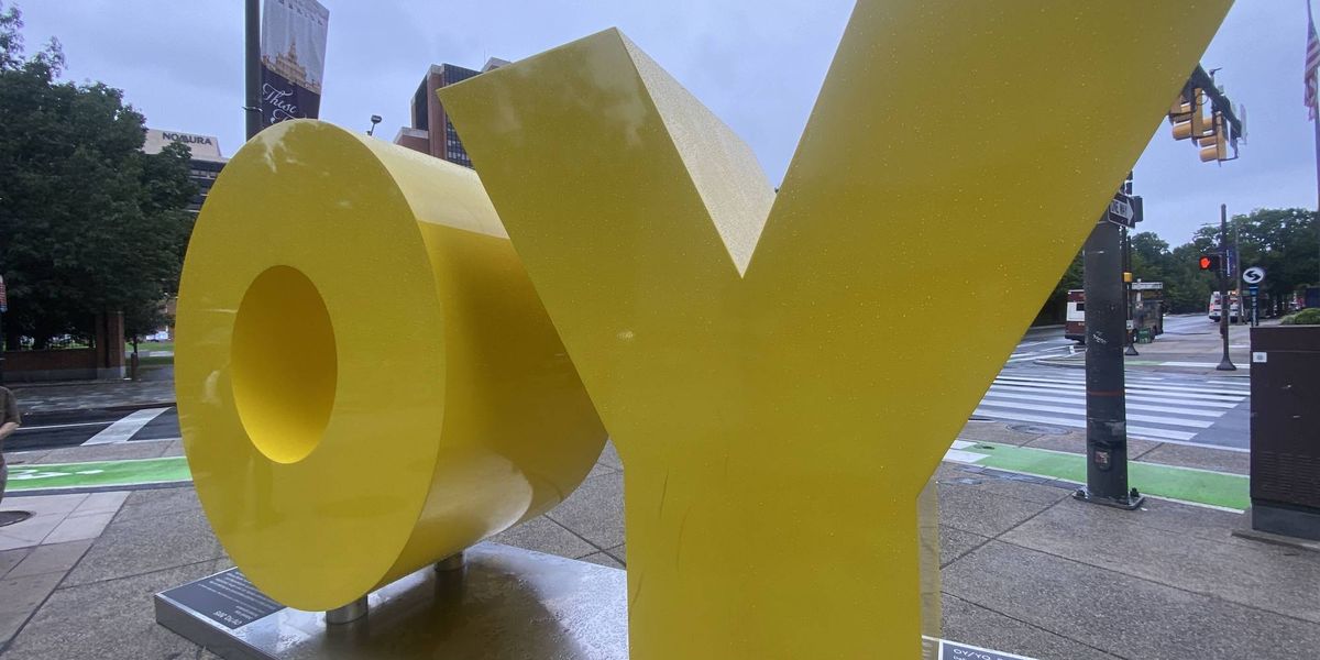 Man wanted in connection with vandalism on OY/YO statue outside Weitzman National Museum