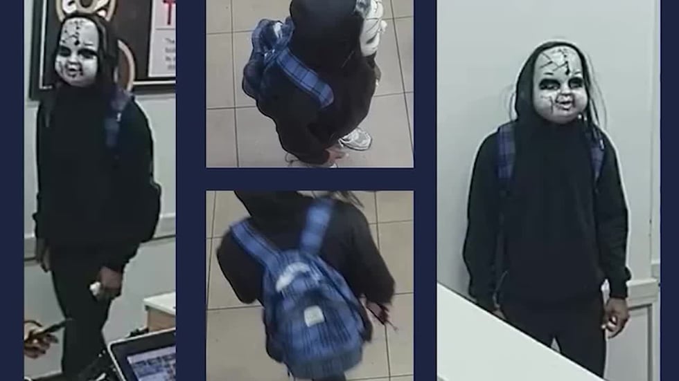 Philadelphia police are searching for a masked suspect who has been terrorizing women.