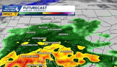 Pittsburgh: Impact Day Thursday for more rain