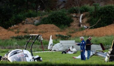 Pilot killed in violent collision with Pennsylvania police helicopter