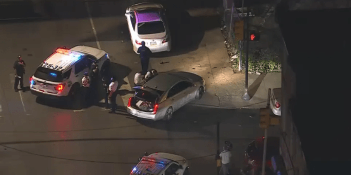 2 people in custody following car theft, police chase in North Philly