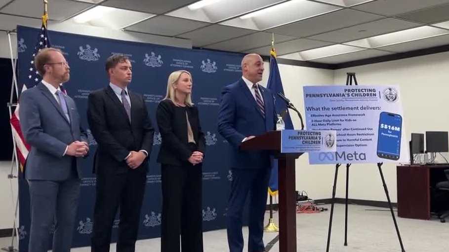 Pa. attorney general announces Meta settlement