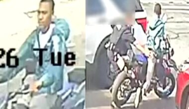 Motorcycle-riding suspect runs over officer's foot while fleeing traffic stop in Philadelphia