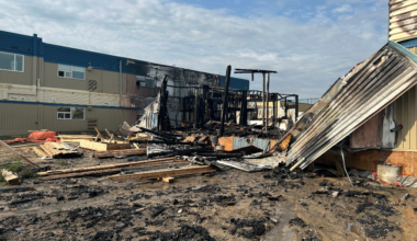 Fire damage to Bethlehem High School