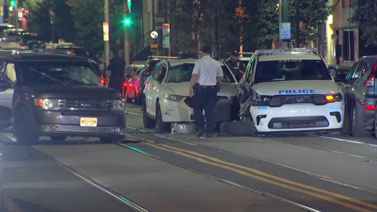 Driver arrested as van crashes into vehicles on Girard Ave. – NBC10 Philadelphia
