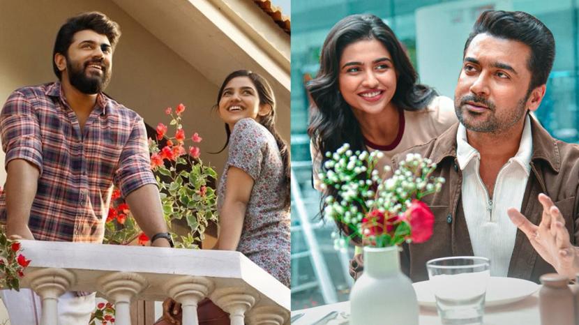 Nivin Pauly and Mamitha Baiju in Bethlehem Kudumba Unit; Mamitha Baiju and Suriya in Vishwanath And Sons Nivin Pauly and Mamitha Baiju in Bethlehem Kudumba Unit; Mamitha Baiju and Suriya in Vishwanath And Sons