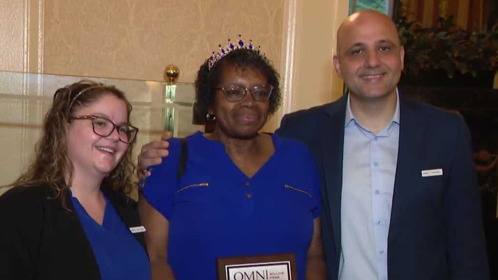Omni William Penn celebrates employee's 50 years of service