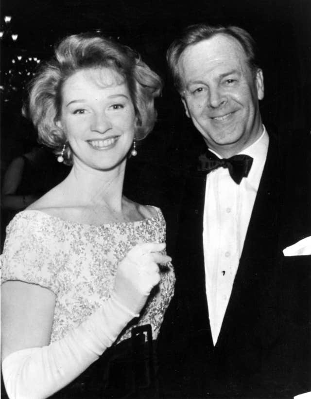 Sheila Mathews with her husband Charles Reading 