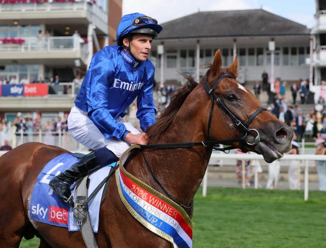Notable Speech and William Buick after winning at York 