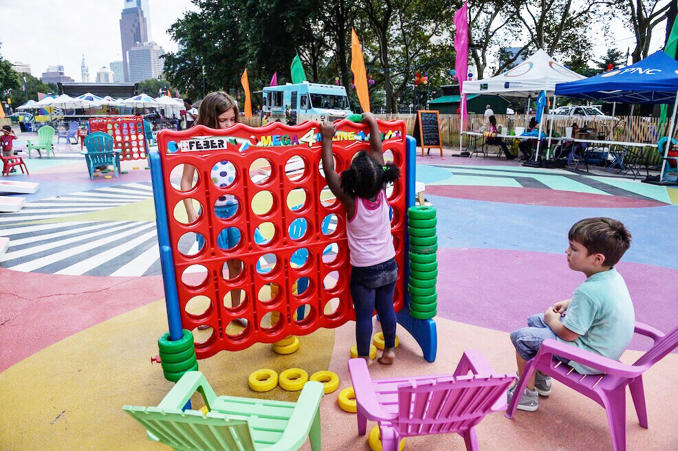 The Oval Minifest is a free, three-weekend series at Eakins Oval in Philadelphia.