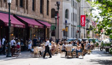 Open Streets: West Walnut will feature live music and family-friendly activities, along with in-street seating pods where guests can relax.