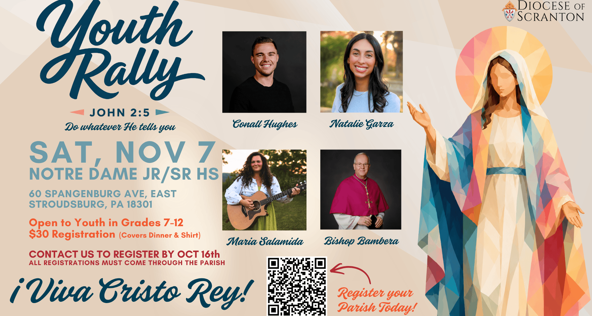 Diocesan Youth Rally 2026 – Diocese of Scranton