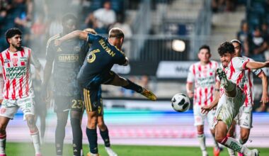 Philadelphia Union midfielder Cavan Sullivan scores his first-ever Leagues Cup goal vs Necaxa