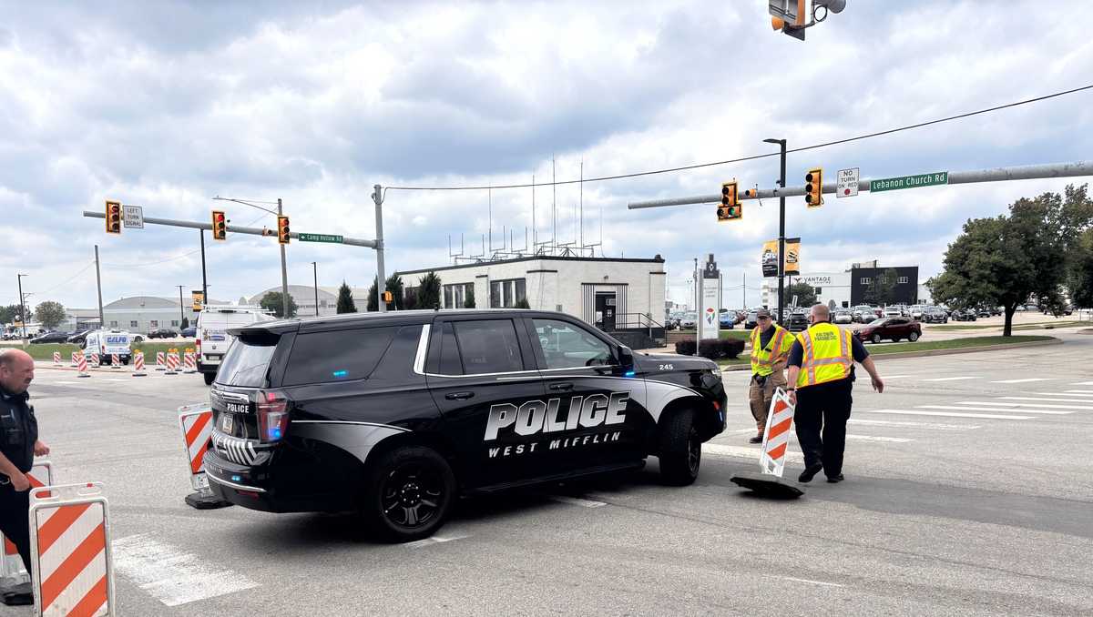 West Mifflin roads shut down due to gas leak