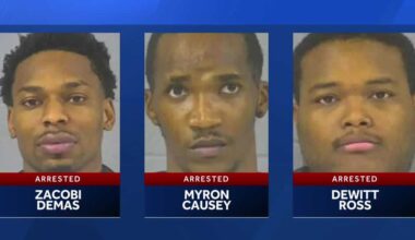 Three men charged in Pennsylvania fast food burglaries