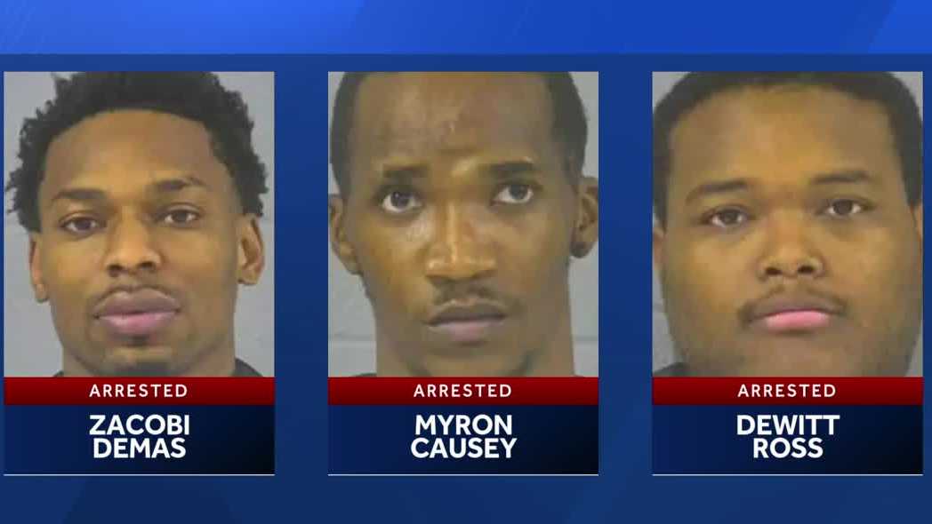 Three men charged in Pennsylvania fast food burglaries