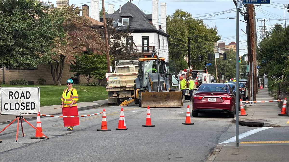 Restoration work continues after water main break in Pittsburgh's Shadyside