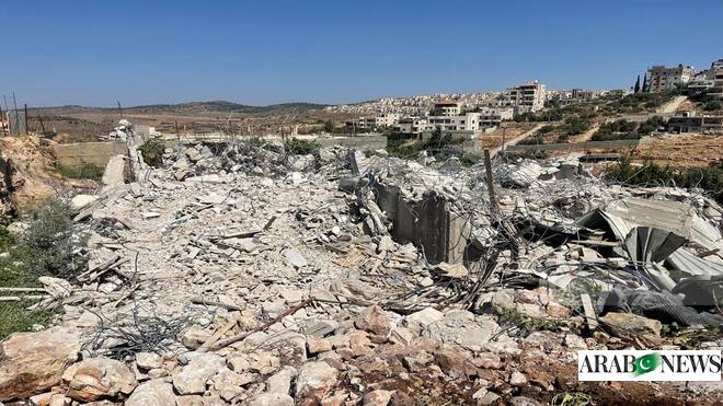 Israel destroys three Palestinian homes southeast of Bethlehem