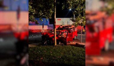 Bystanders, firefighters rescue driver before train hits truck