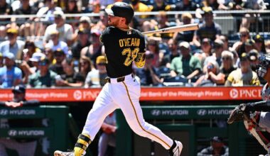 Pirates place Ryan O'Hearn on the 10-day injured list with a left quad strain