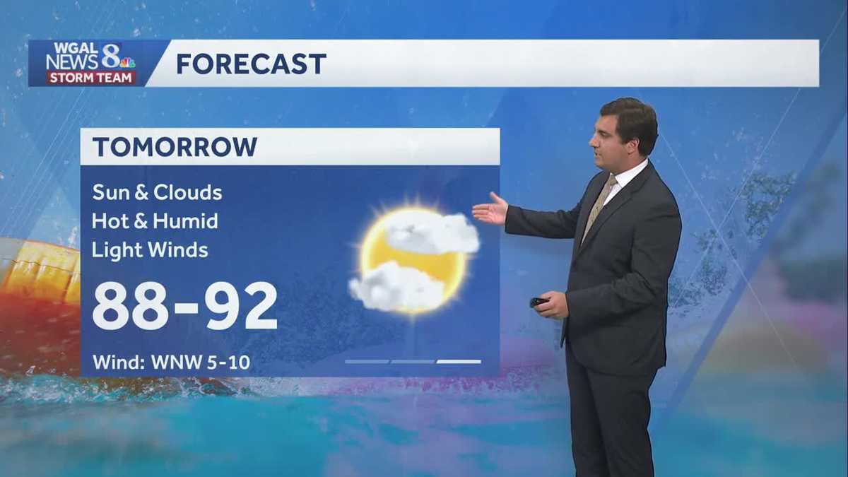 Storm threat ends; steamy tonight and Sunday; more storms early next week