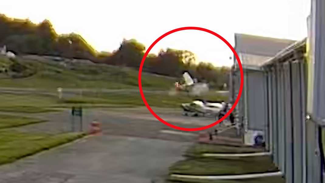 New video captures deadly collision between plane, Pa. State Police helicopter