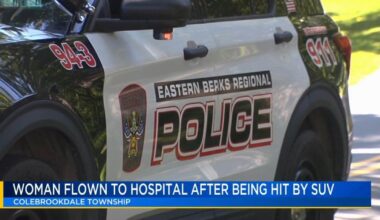 Woman flown to hospital with serious injuries following Colebrookdale TWP. pedestrian accident | Eastern Berks County