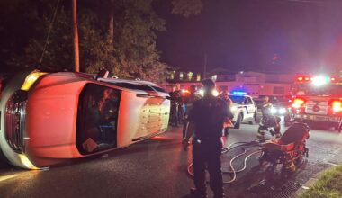 Rollover crash injures three in Allentown | Allentown Area