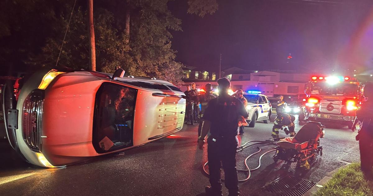 Rollover crash injures three in Allentown | Allentown Area