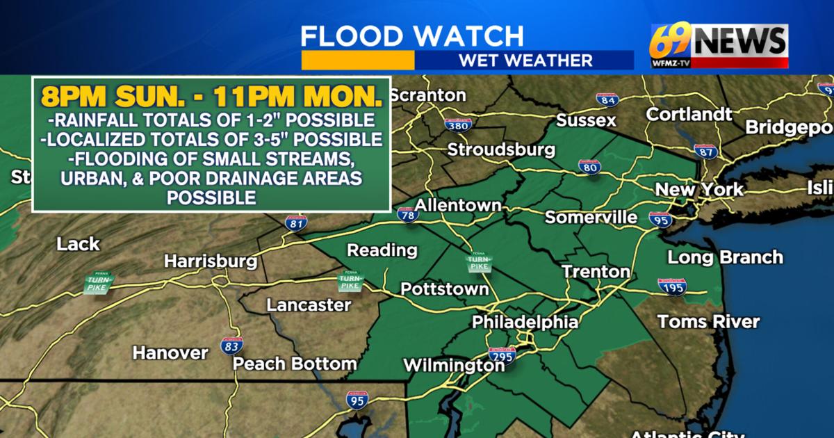 Flood WATCH issued for parts of the region | Weather