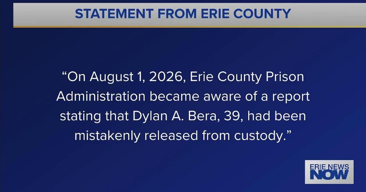 Convicted Criminal Mistakenly Released | Local News