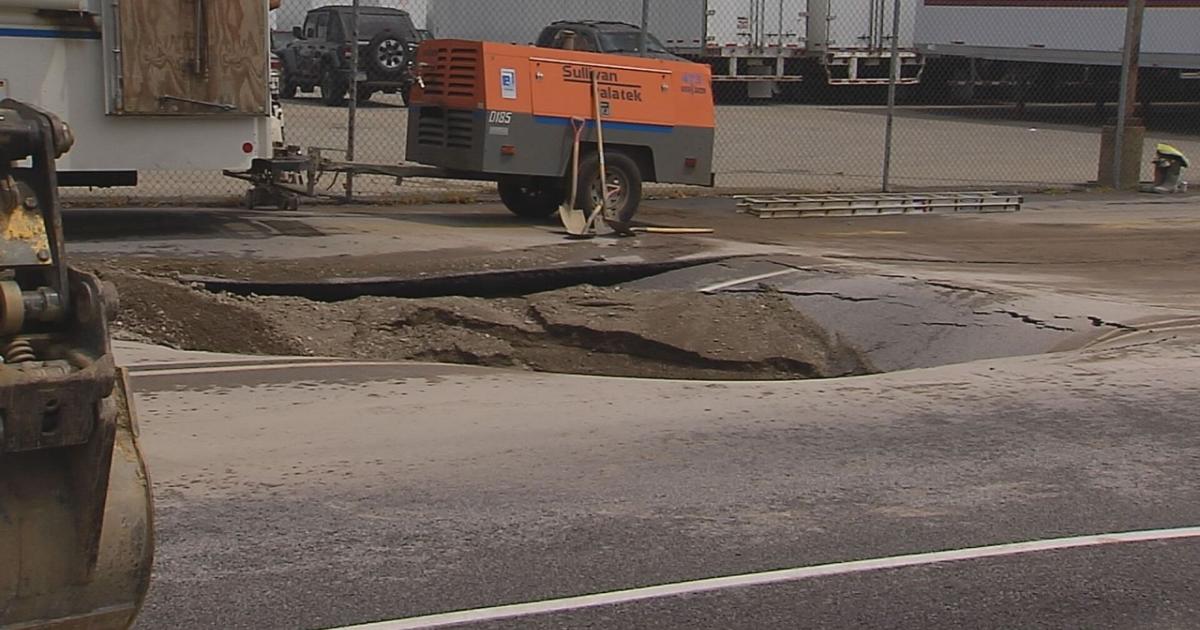 Roadway Collapses Following Water Main Break in Erie | News