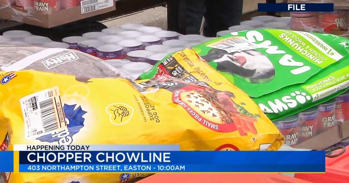 Chopper Chowline hosts annual pet food giveaway in Easton | 69News at Sunrise