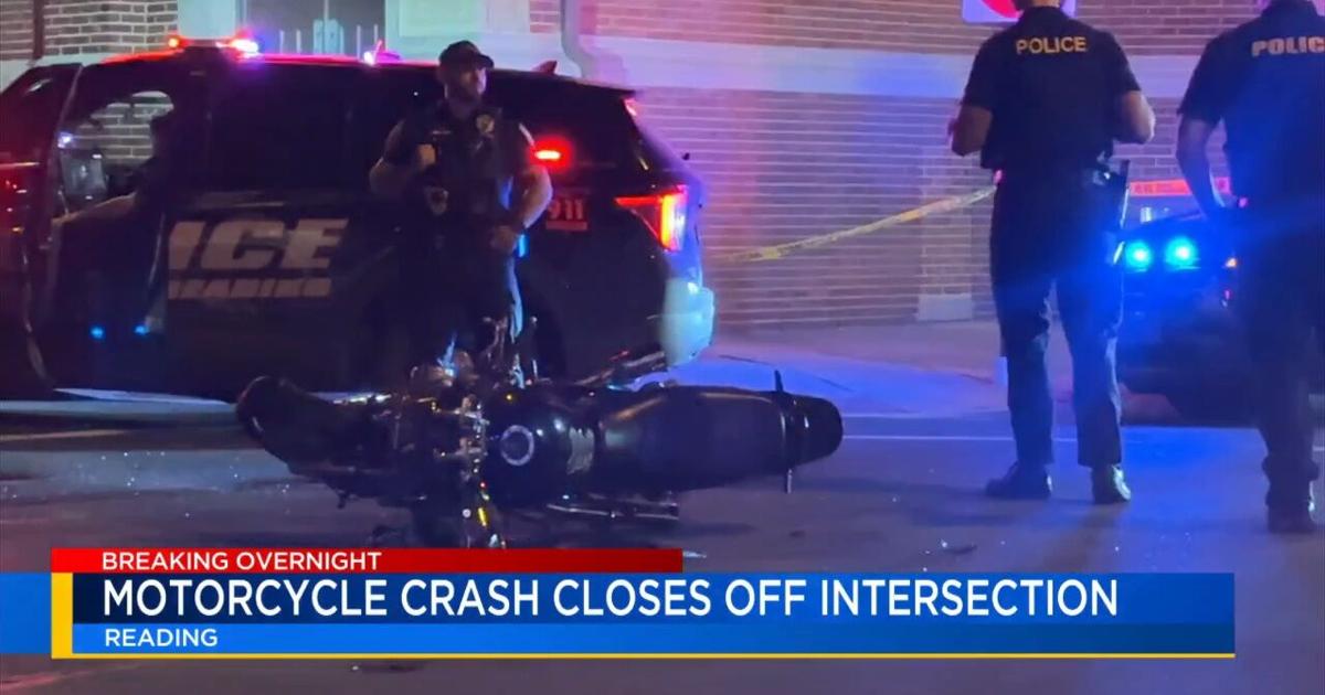 Reading police respond to motorcycle crash | Reading Area
