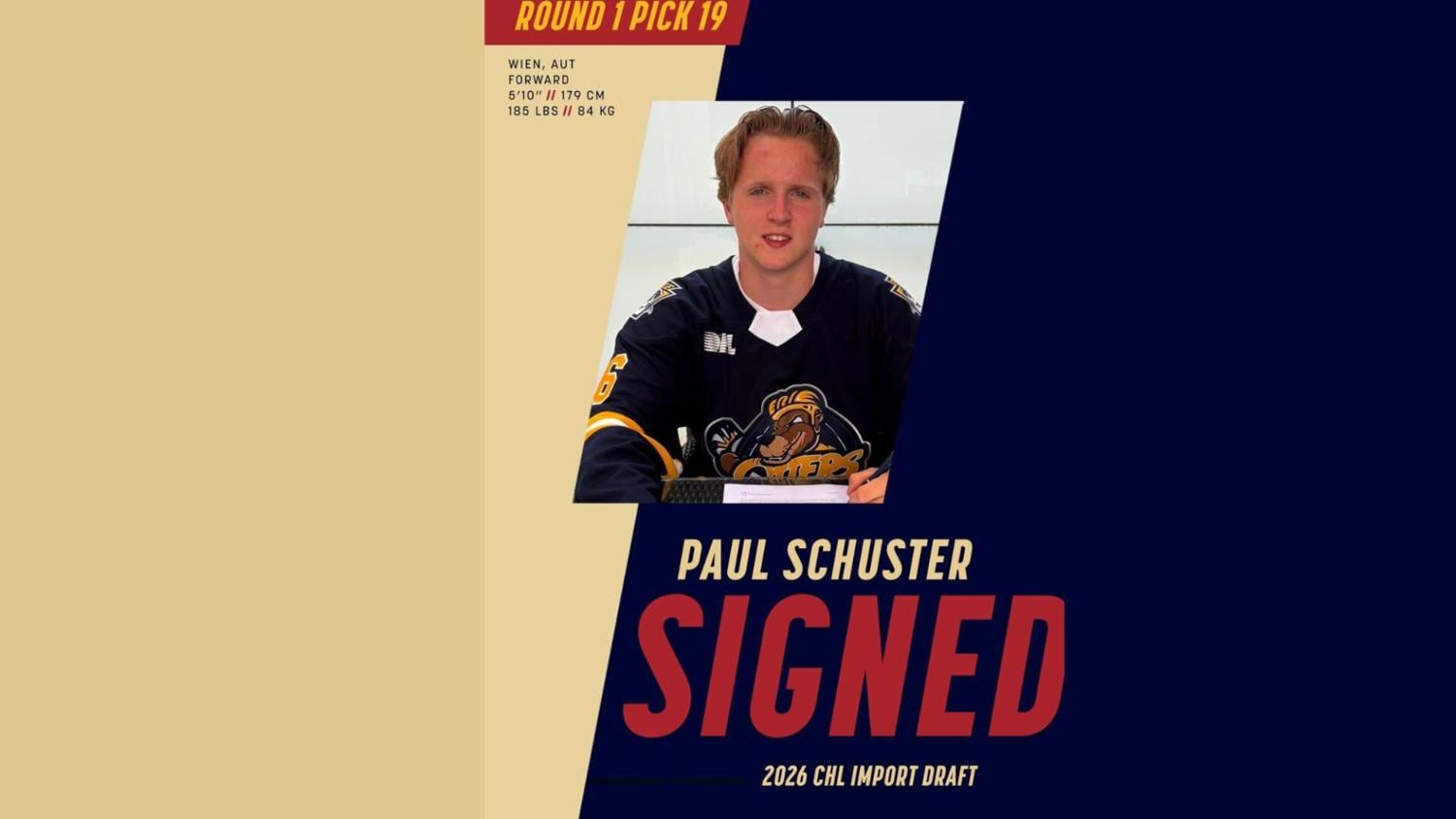 Otters Sign First-Round CHL Import Pick Paul Schuster | Sports