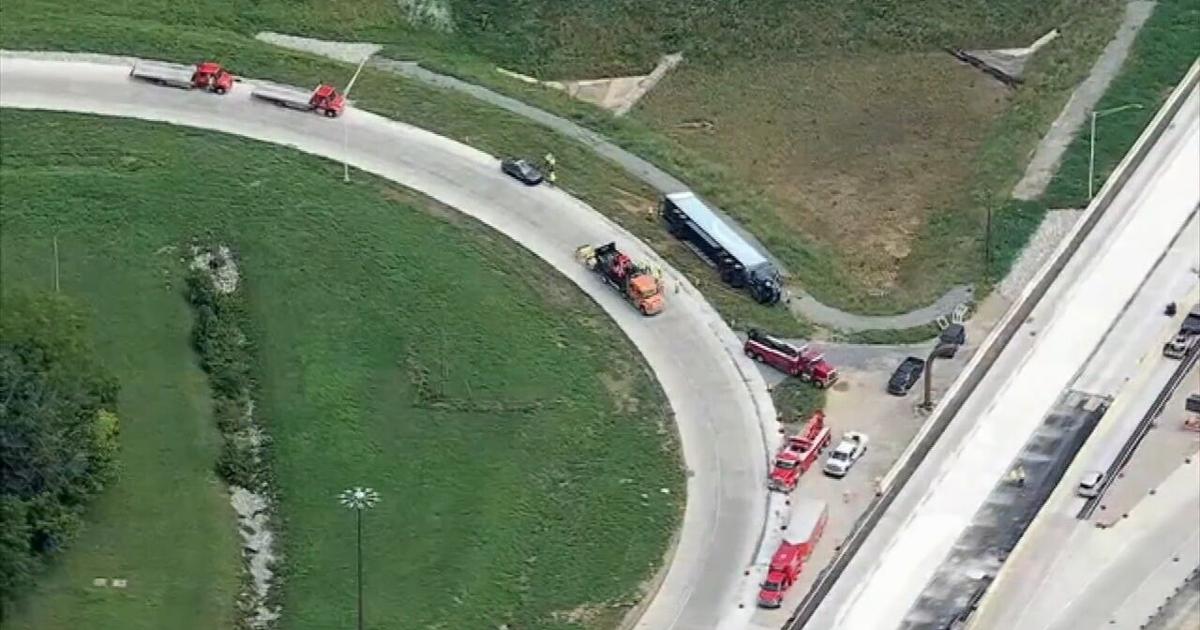 Amazon truck overturns on Pa. turnpike ramp | Northern Chester County