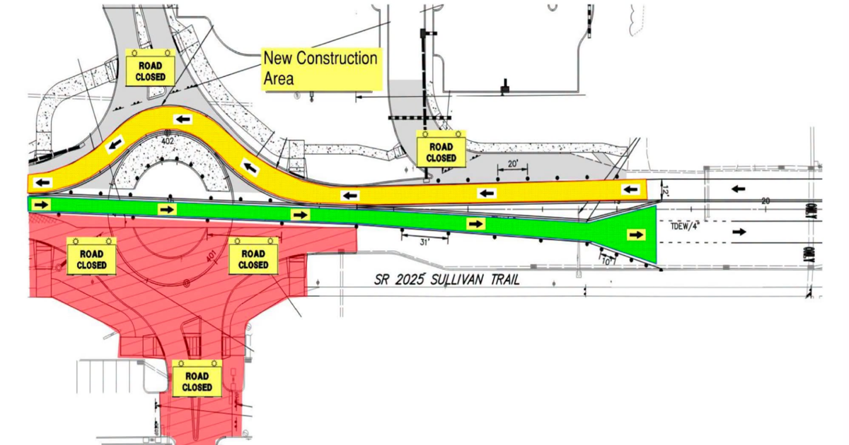 Roundabout construction to prompt new traffic pattern on Sullivan Trail  | Northampton County
